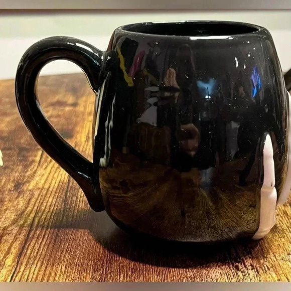 SET: 10 Strawberry Street | Skeleton Hand Ceramic Mugs - Picture 6 of 16